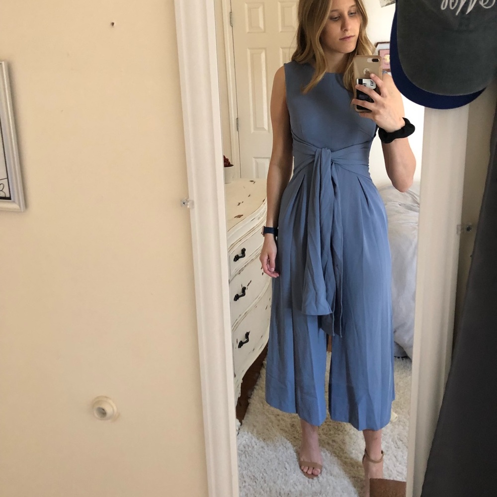 Dusty blue jumpsuit size S